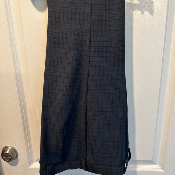 NWT Michael Kors Navy Blue Plaid Suit Youth 12 - Picture 4 of 9